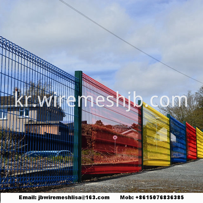 PVC Coated Rolltop Fence BRC Pool Fence